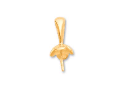Cappio Per Perla Da 7 A 10 Mm, Oro Giallo 18k. Rif. Be135