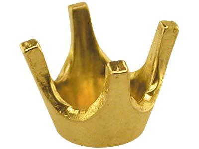 Castone A 4 Griffe Per Pietra Rotonda Da 4 Mm, Oro Giallo 18 Carati. Rif. 01505
