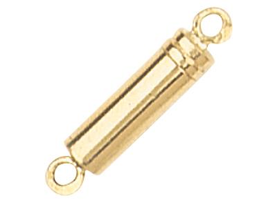 Chiusura Cilindrica Liscia 12 X 3,5mm, Oro Giallo 18 Carati. Rif. 070 07