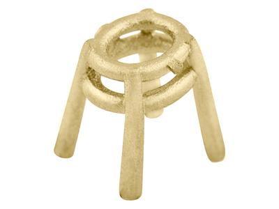 Cat 4 Griffe Ovale 7,5 X 6,5 Mm, Oro Giallo 18 Ct. Ref. 04146 - Immagine Standard - 2