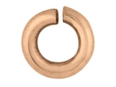 Anello Terminale 4,50 Mm, Oro Rosso18 Carati. Rif. 07103