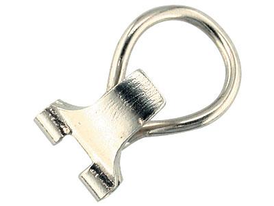 Sistema Orecchini A Racchetta 15 Mm, Oro Grigio 18k. Rif. 07313, La Coppia Oro Titolo Della Lega In Mille