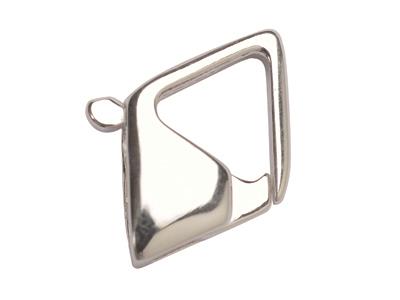 Chiusura A Losanga 20,4 X 15,7 Mm, Argento 925 Rif. 28021