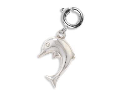 Ciondolo Delfino 6 Mm, Argento 925