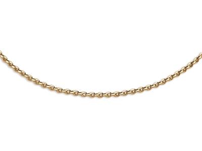 Collana, Doppio Scafo, Sfalsato 5,8 Mm, 45 Cm, Oro Giallo 18 Ct.