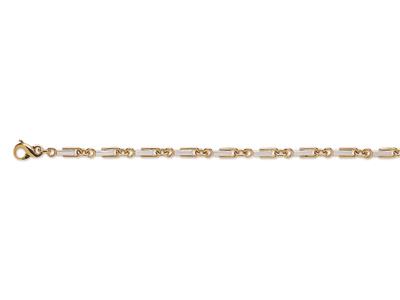 Bracciale Solido 5 Mm, 21 Cm, Oro 18 Carati