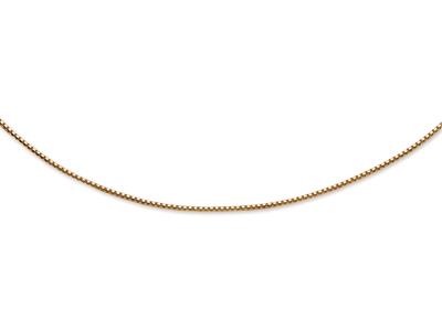 Collana Tonda Maglia Veneziana 2 Mm, Oro Giallo 18 Carati, 45 Cm