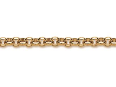 Bracciale Jaseron 5,5 Mm, 19 Cm, Oro Giallo 18 Carati - Immagine Standard - 2