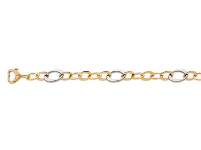 Bracciale 3 Gettoni 8,8-13 Mm, 19 Cm, Oro 18 Ct.