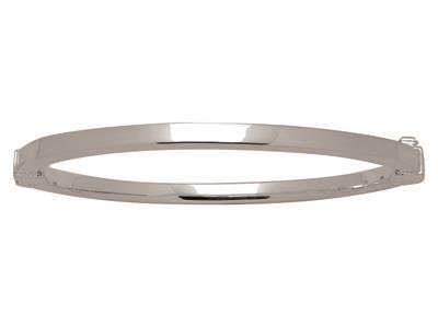 Bracciale Quadrato Collana 4 Mm, 57 X 53 Mm, Argento 925