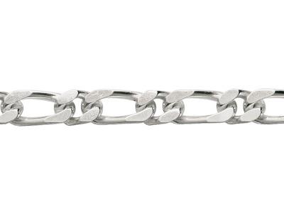 Bracciale 11, 5 Mm, 21 Cm, Argento 925 Rh