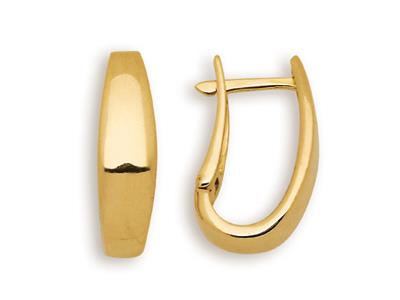 Orecchini Creole Da 18 Mm, Oro Giallo 18 Carati