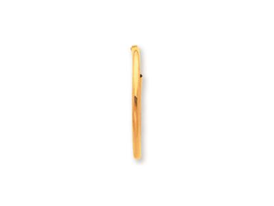 Orecchini A Cerchio A Filo Tondo 1,2 Mm, Diametro Esterno 10 Mm, Oro Giallo 18 Carati - Immagine Standard - 2