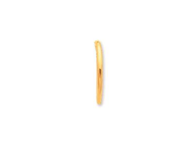 Orecchini A Cerchio, Filo Rotondo 1,6 Mm, Diametro Esterno 14 Mm, Oro Giallo 18 Ct. - Immagine Standard - 2