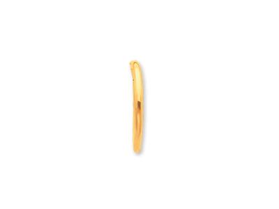 Orecchini A Cerchio A Filo Tondo 2 Mm, Diametro Esterno 16 Mm, Oro Giallo 18 Carati - Immagine Standard - 2