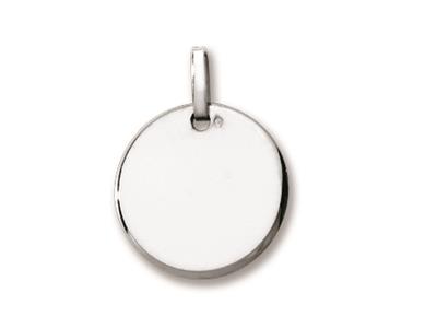 Medaglia-Gettone-16-Mm,-Oro-Bianco-18...