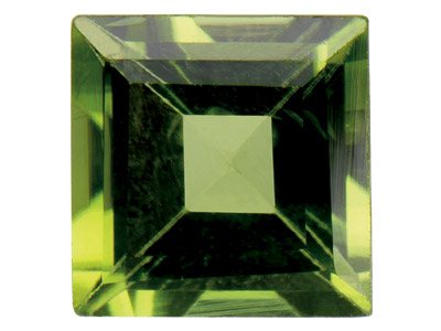 Peridoto, Quadrato, 3 X 3 MM - Immagine Standard - 1