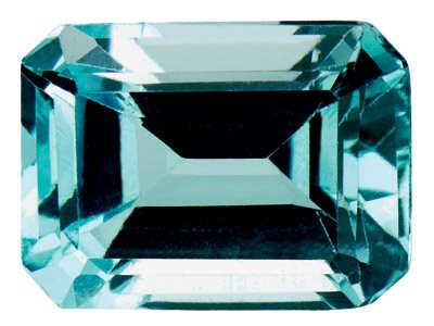 Topazio Azzurro Cielo, Ottagonale, 8 X 6 Mm, Artificiale