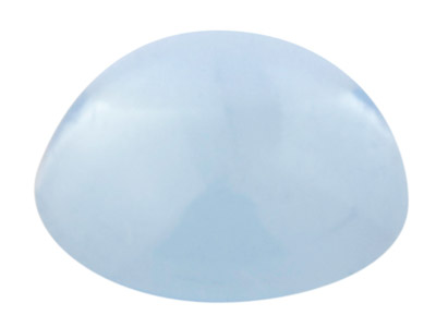 Topazio Azzurro Cielo, Cabochon Tondo, 4 Mm, Artificiale - Immagine Standard - 1