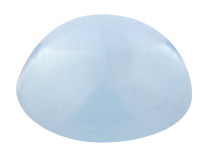 Topazio Azzurro Cielo Trattato, Cabochon Rotondo 4 MM