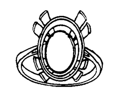 Montatura Per Anello Con Pietra Singola Ovale Di 18 X 13 MM A12, Marchio Di Autenticità, Misura N 54 ,  Argento 925 - Immagine Standard - 3