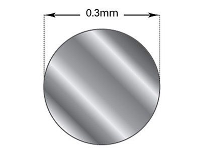 Filo Rotondo In Argento Fine Ricottato 0,30 Mm, Lunghezza 3 Metri - Immagine Standard - 2
