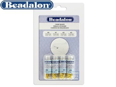 Set Schiaccini Misti Beadalon, Misure 0-3, Metallo Non Prezioso Dorato - Immagine Standard - 3