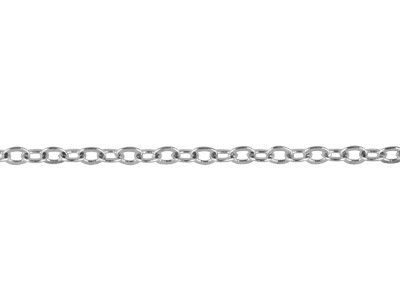 Catena A Maglie Forzate 2 Mm, 45 Cm, Argentato* - Immagine Standard - 2