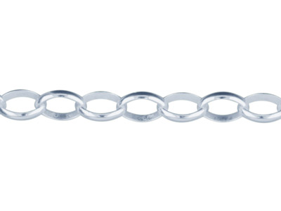 Bracciale A Maglia Ovale Jaseron 5,10 Mm, 19 Cm, Argento 925 - Immagine Standard - 2