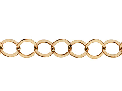 Catena A Maglia For\at 3,6 Mm, Riempito D'oro, Al Metro - Immagine Standard - 2