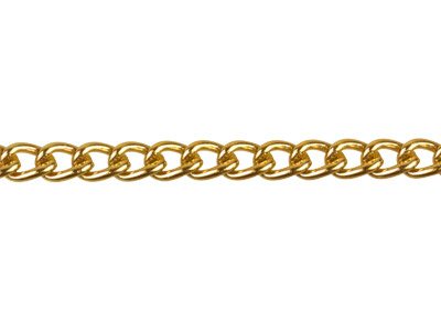 Catena A Maglie Barbazzale 2,8 Mm, Lunghezza 1 Metro, Oro* - Immagine Standard - 2