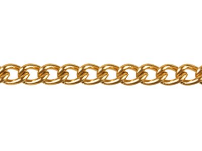 Catena A Maglie Barbazzale 4,4 Mm, Lunghezza 1 Metro, Oro* - Immagine Standard - 2