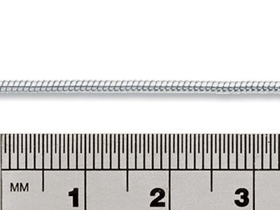 Catena A Maglia Serpente Tonda 1,90mm, Argento 925 - Immagine Standard - 2