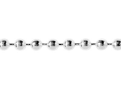 Catena A Maglia A Sfera 2,50 Mm, Argento 925. Rif. 00794
