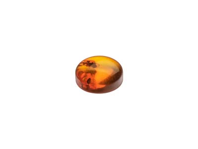 Ambra Naturale, Cabochon Tondo, 5 MM - Immagine Standard - 3