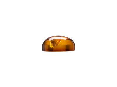 Ambra Naturale, Cabochon Rotondo 6 MM - Immagine Standard - 2