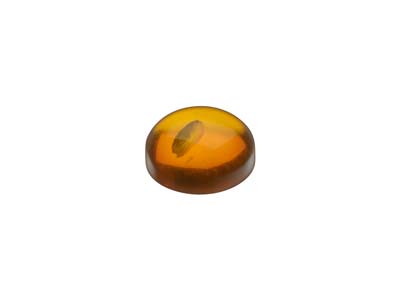 Ambra Naturale, Cabochon Rotondo 6 MM - Immagine Standard - 3