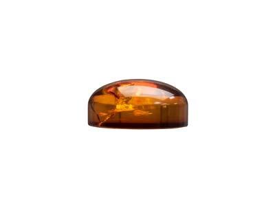 Ambra Naturale, Cabochon Rotondo 8 MM - Immagine Standard - 2
