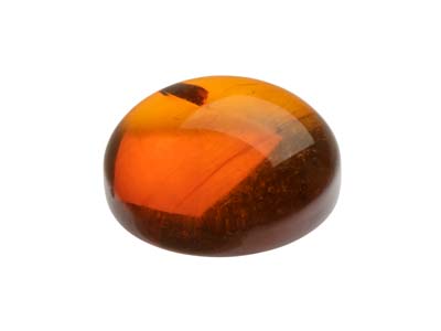 Ambra Naturale, Cabochon Rotondo 12mm - Immagine Standard - 3