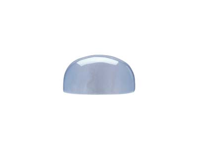 Agata Dal Pizzo Blu, Cabochon Tondo, 8 MM - Immagine Standard - 2