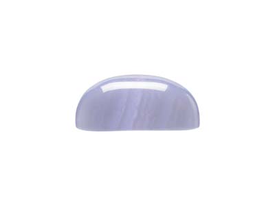 Agata Dal Pizzo Blu, Cabochon Tondo, 10 MM - Immagine Standard - 2