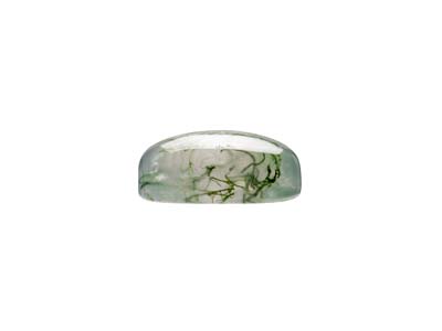 Agata Muschiata, Cabochon Ovale, 8 X 6 MM - Immagine Standard - 2