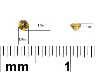 Citrino Rotondo, 1,5 MM - Immagine Standard - 3
