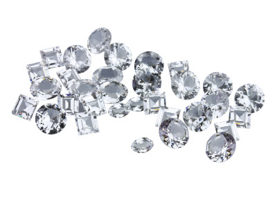 Ossido Di Zirconio Speciale Pmc, Forme Assortite Ovale,  Quadrato, Rotondo , Confezione Da 25 Leggermente - Immagine Standard - 1