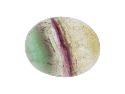 Fluorite, Cabochon Ovale, 10 X 8 MM - Immagine Standard - 1