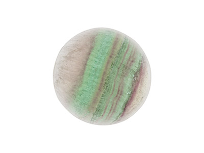 Fluorite, Cabochon Tondo, 10 MM - Immagine Standard - 1