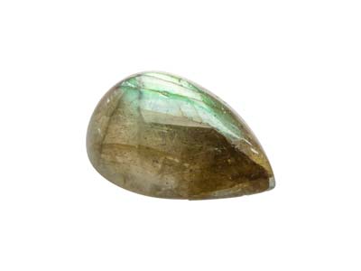 Labradorite, Cabochon A Pera, 12 X 8 MM - Immagine Standard - 3