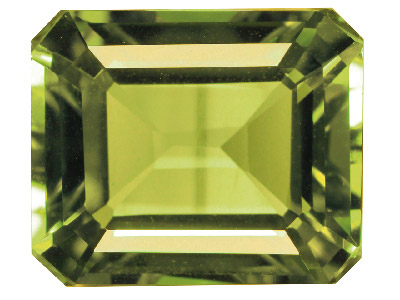 Peridoto, Ottagonale, 8 X 6 MM - Immagine Standard - 1