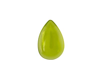 Peridoto, Cabochon A Pera, 6 X 4 MM
