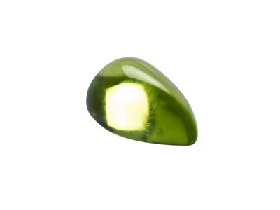 Peridoto, Cabochon A Pera, 6 X 4 MM - Immagine Standard - 3